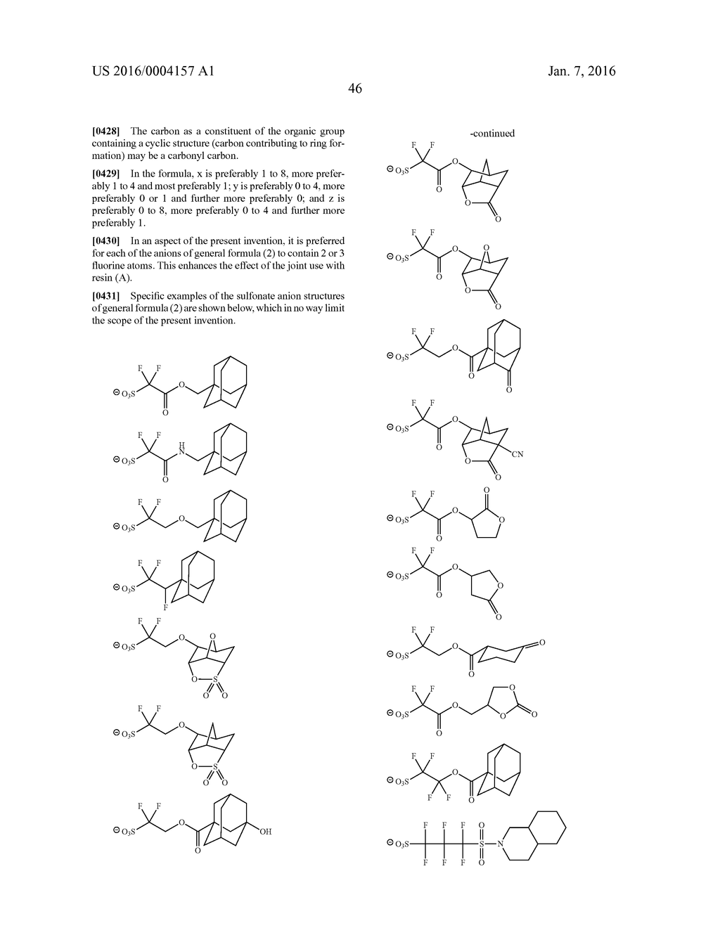 METHOD OF FORMING PATTERN, ACTINIC-RAY- OR RADIATION-SENSITIVE RESIN     COMPOSITION, ACTINIC-RAY- OR RADIATION-SENSITIVE FILM, PROCESS FOR     MANUFACTURING ELECTRONIC DEVICE AND ELECTRONIC DEVICE - diagram, schematic, and image 47