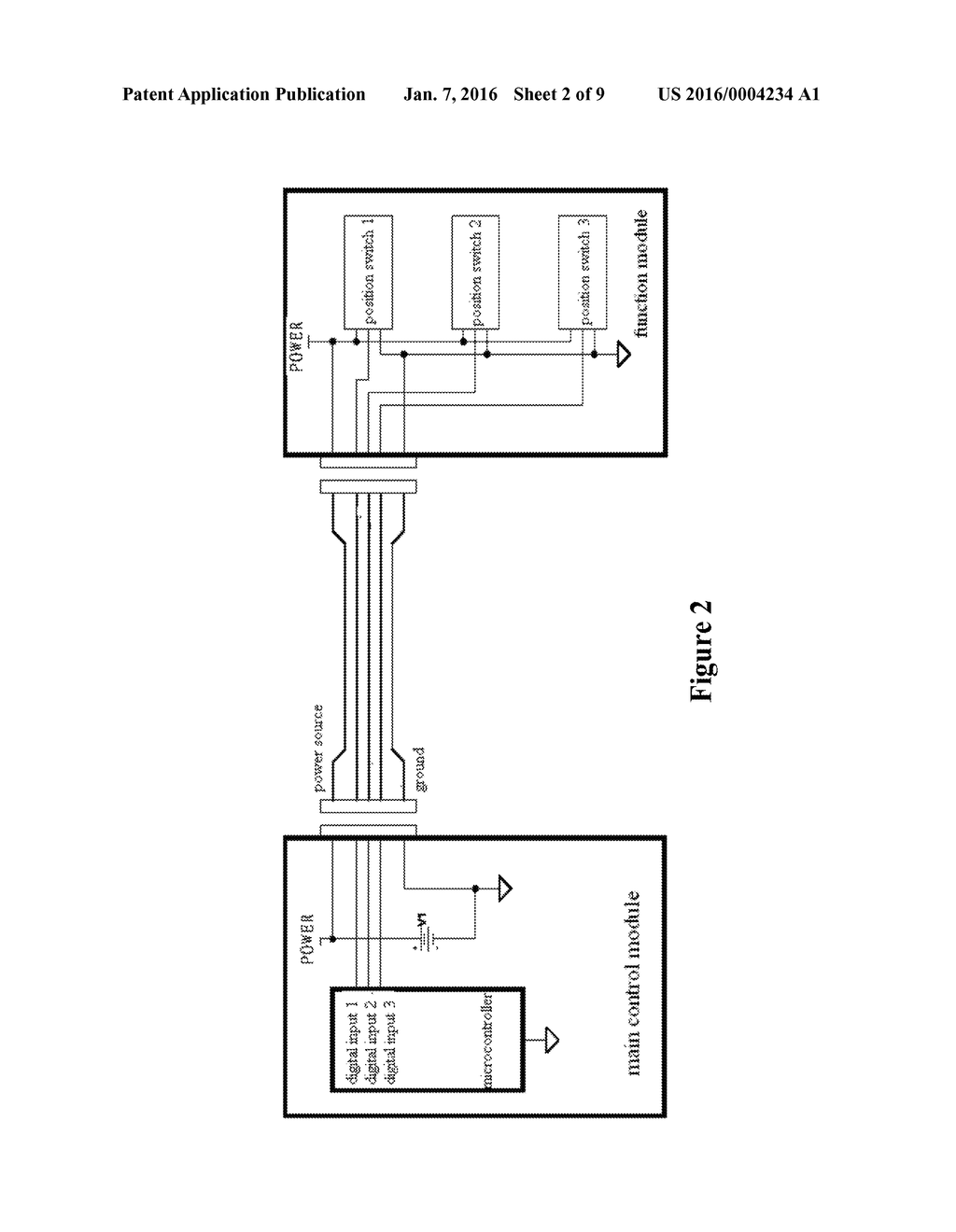 METHOD AND SYSTEM FOR TRANSMITTING POSITION SWITCH STATUS SIGNAL - diagram, schematic, and image 03