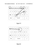 SYSTEM AND METHOD FOR IMPLEMENTING SLIDING INPUT OF TEXT BASED UPON     ON-SCREEN SOFT KEYBOARD ON ELECTRONIC EQUIPMENT diagram and image