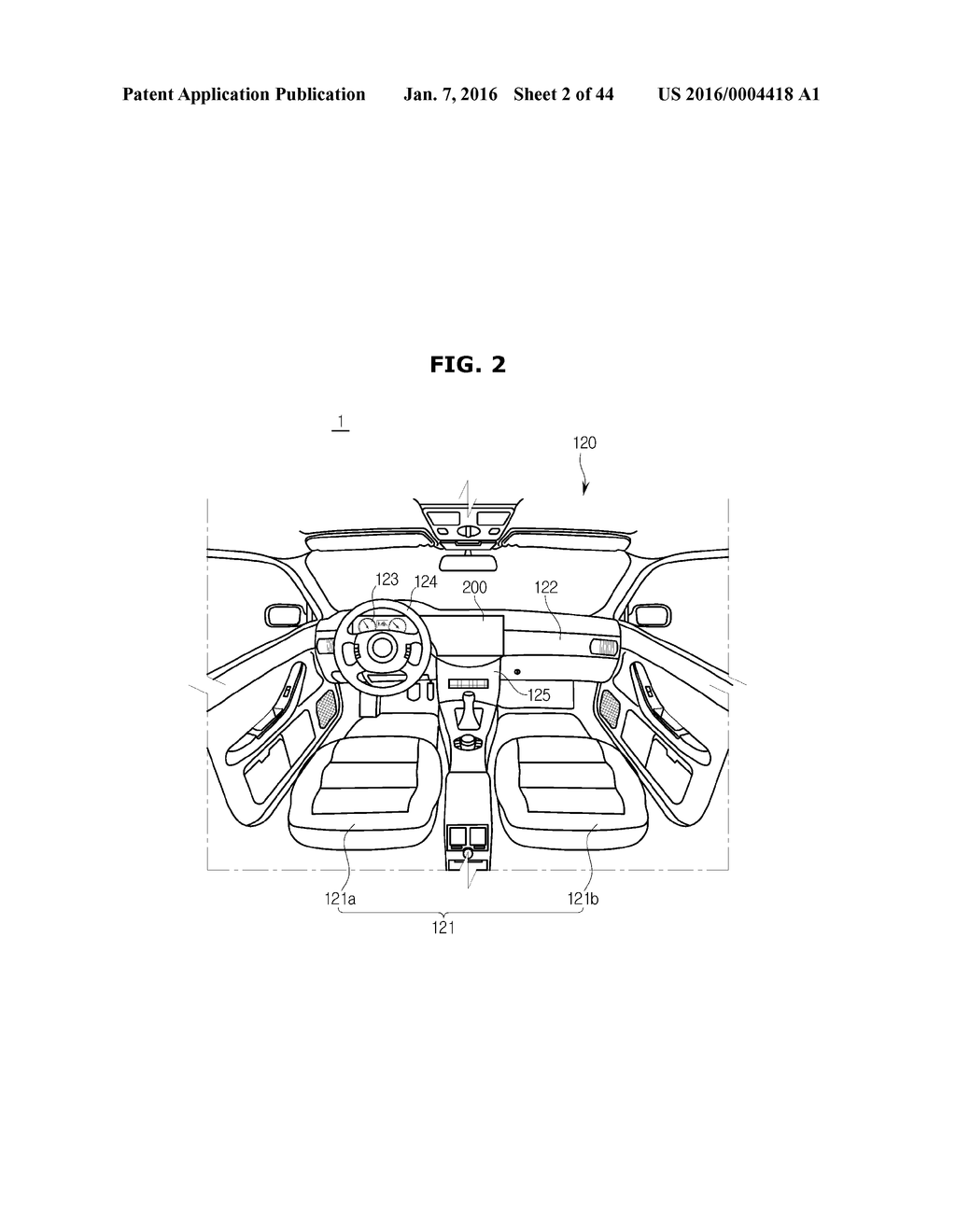 USER INTERFACE APPARATUS, VEHICLE HAVING THE SAME, AND METHOD OF     CONTROLLING THE VEHICLE - diagram, schematic, and image 03