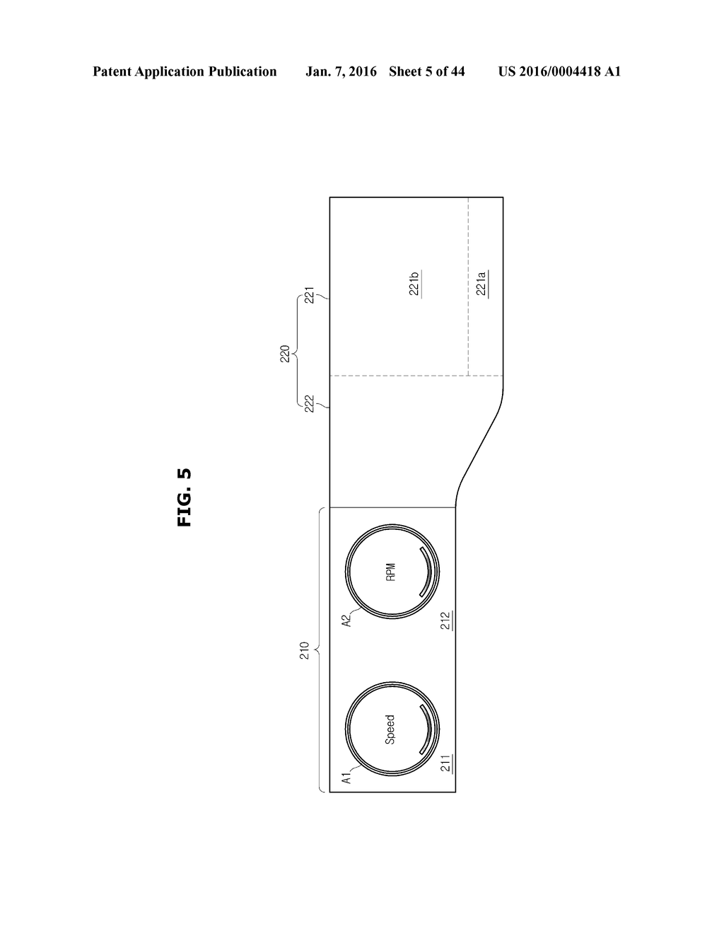 USER INTERFACE APPARATUS, VEHICLE HAVING THE SAME, AND METHOD OF     CONTROLLING THE VEHICLE - diagram, schematic, and image 06