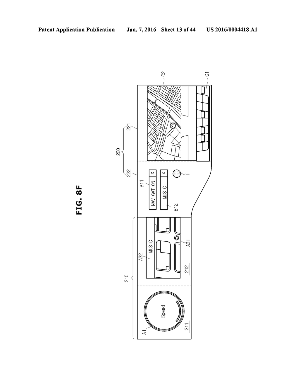 USER INTERFACE APPARATUS, VEHICLE HAVING THE SAME, AND METHOD OF     CONTROLLING THE VEHICLE - diagram, schematic, and image 14