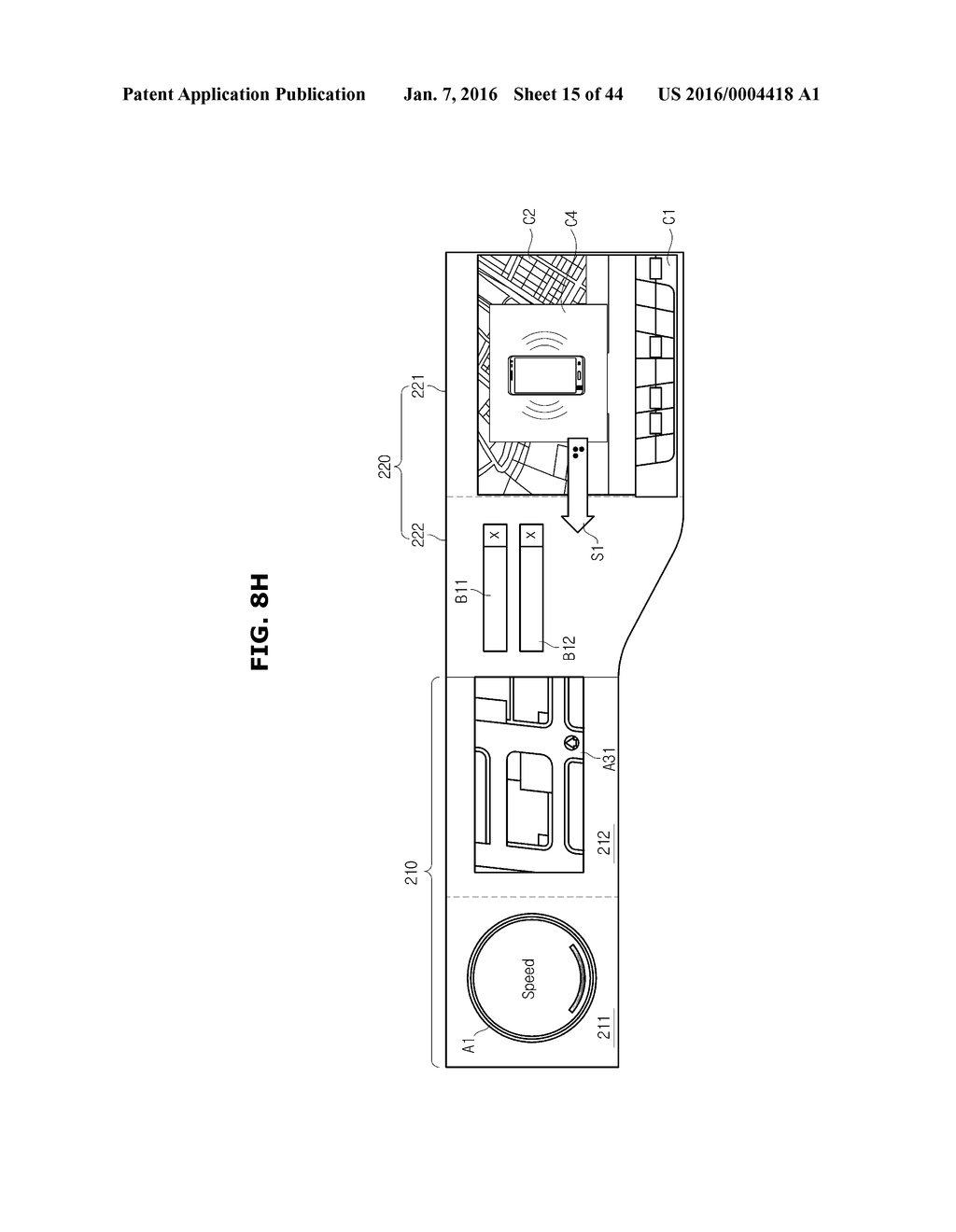 USER INTERFACE APPARATUS, VEHICLE HAVING THE SAME, AND METHOD OF     CONTROLLING THE VEHICLE - diagram, schematic, and image 16