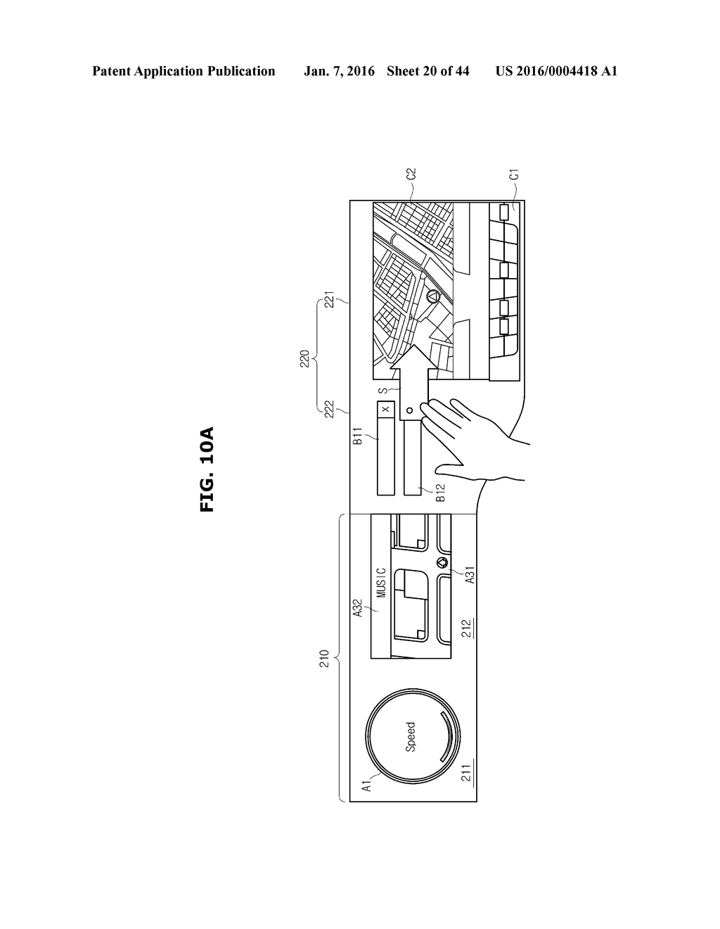 USER INTERFACE APPARATUS, VEHICLE HAVING THE SAME, AND METHOD OF     CONTROLLING THE VEHICLE - diagram, schematic, and image 21