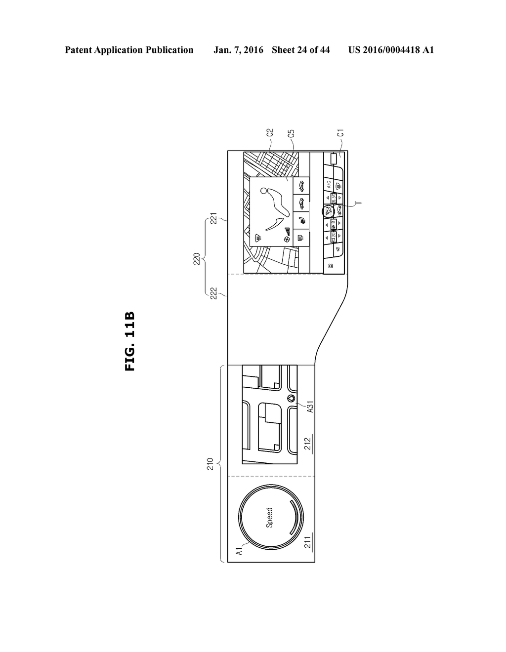 USER INTERFACE APPARATUS, VEHICLE HAVING THE SAME, AND METHOD OF     CONTROLLING THE VEHICLE - diagram, schematic, and image 25