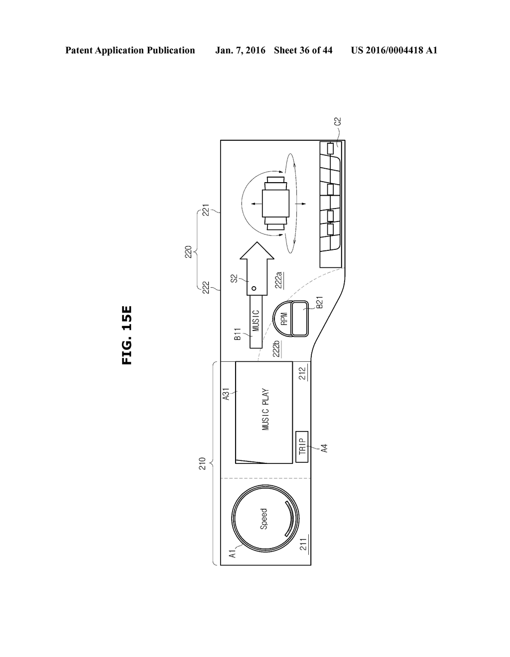 USER INTERFACE APPARATUS, VEHICLE HAVING THE SAME, AND METHOD OF     CONTROLLING THE VEHICLE - diagram, schematic, and image 37