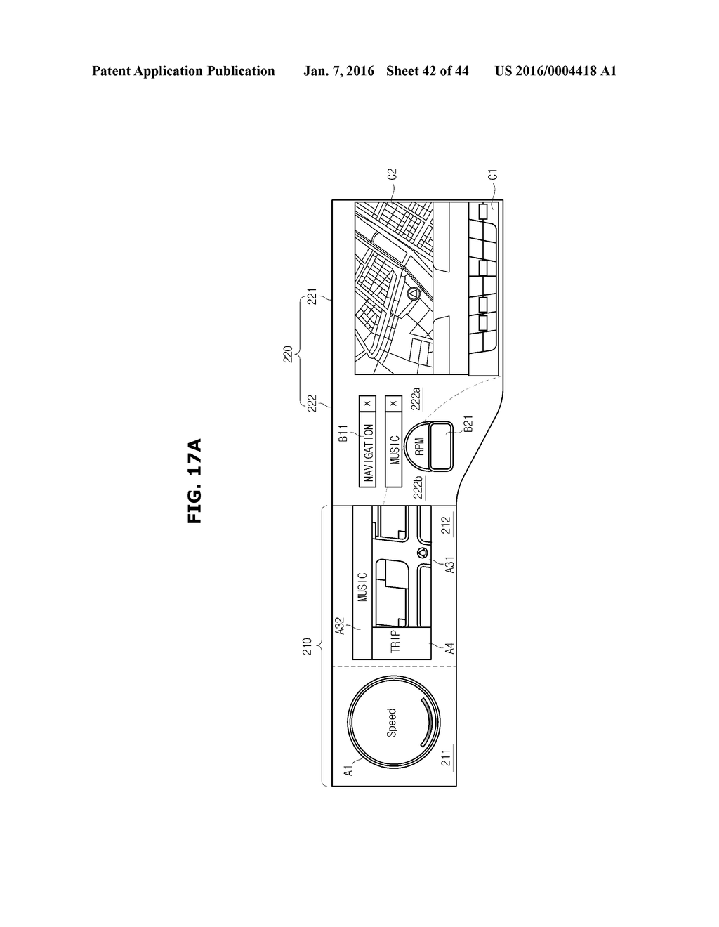 USER INTERFACE APPARATUS, VEHICLE HAVING THE SAME, AND METHOD OF     CONTROLLING THE VEHICLE - diagram, schematic, and image 43