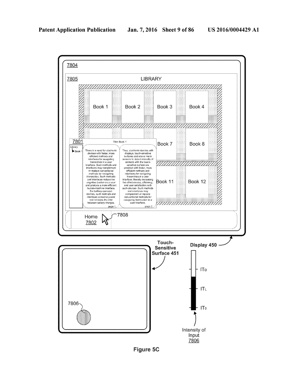 Device, Method, and Graphical User Interface for Navigating User Interface     Hierarchies - diagram, schematic, and image 10