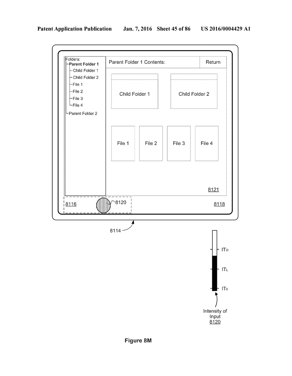 Device, Method, and Graphical User Interface for Navigating User Interface     Hierarchies - diagram, schematic, and image 46