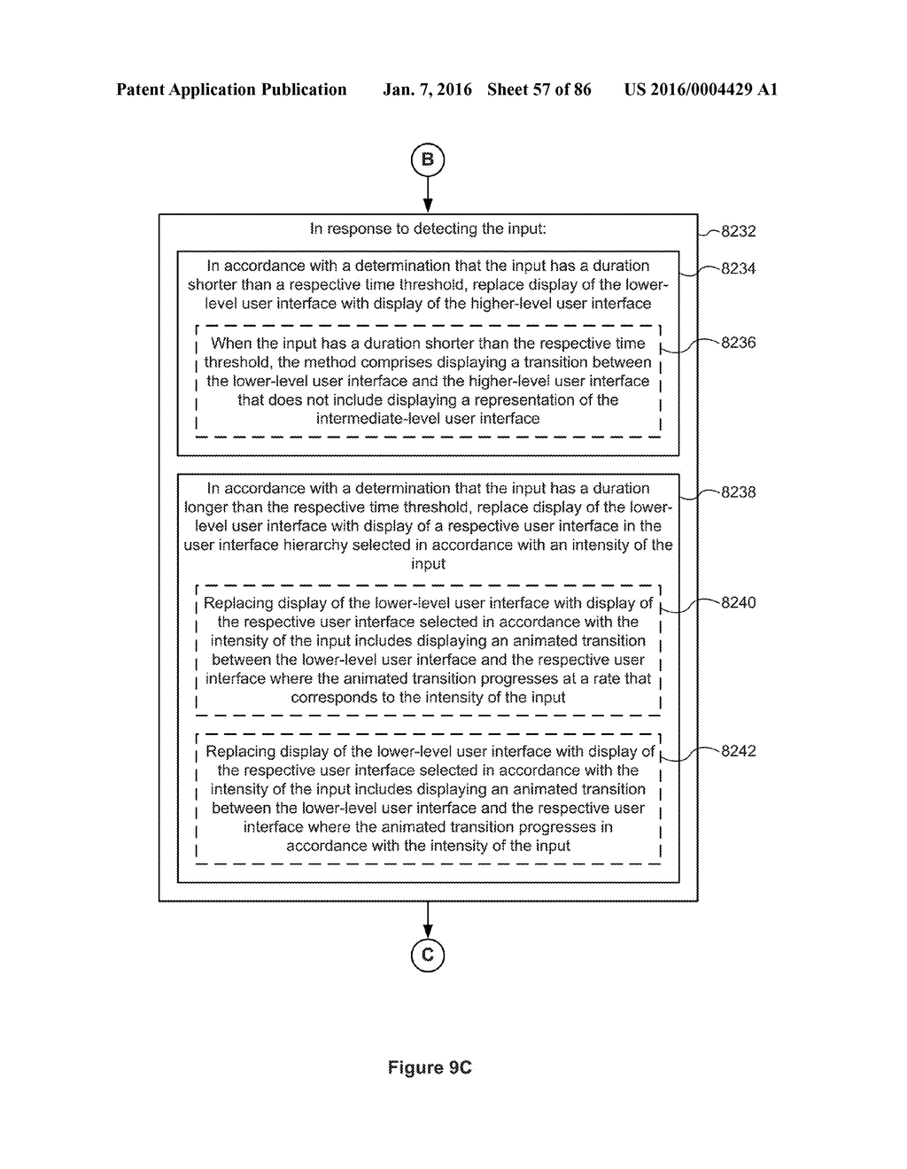 Device, Method, and Graphical User Interface for Navigating User Interface     Hierarchies - diagram, schematic, and image 58