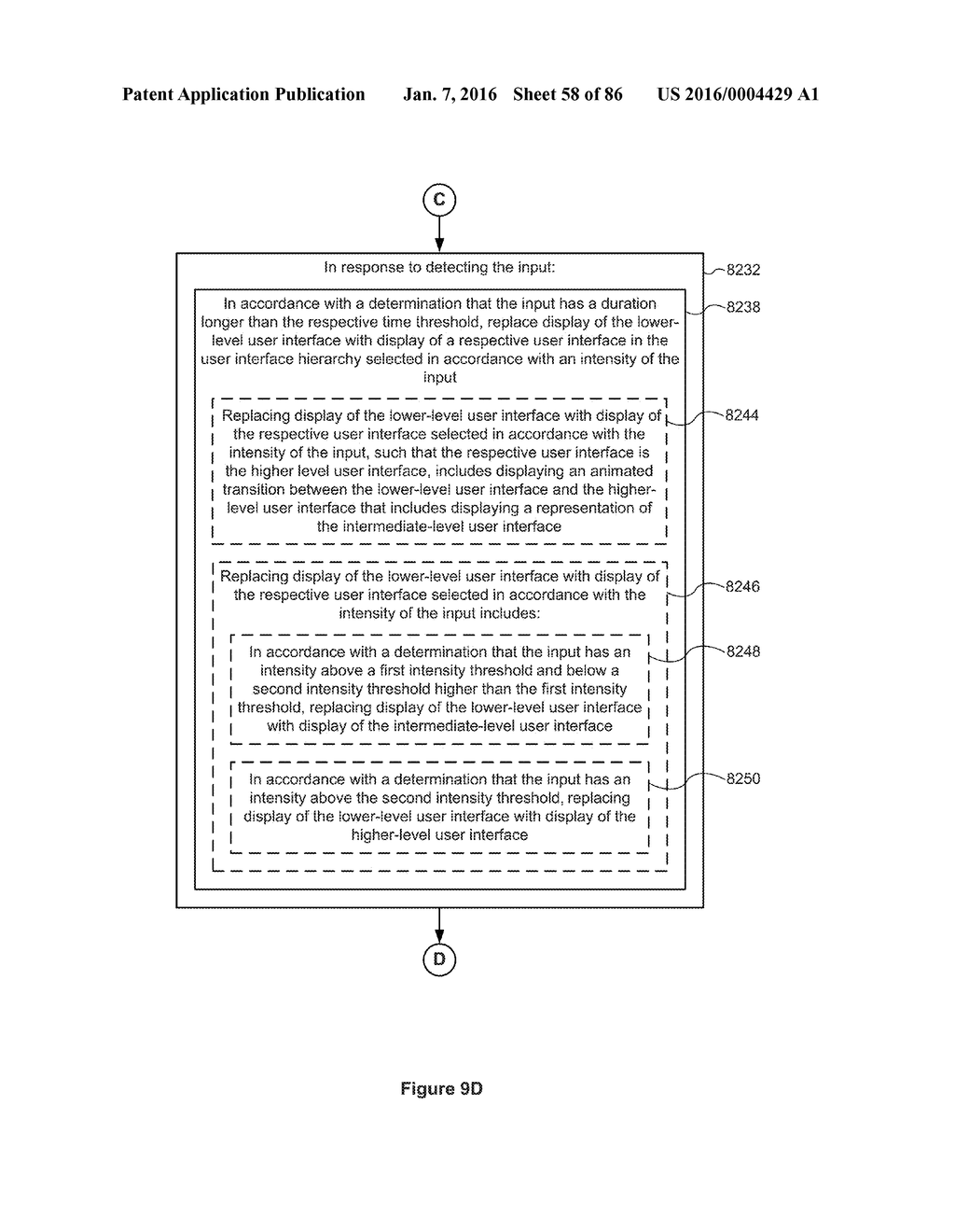 Device, Method, and Graphical User Interface for Navigating User Interface     Hierarchies - diagram, schematic, and image 59