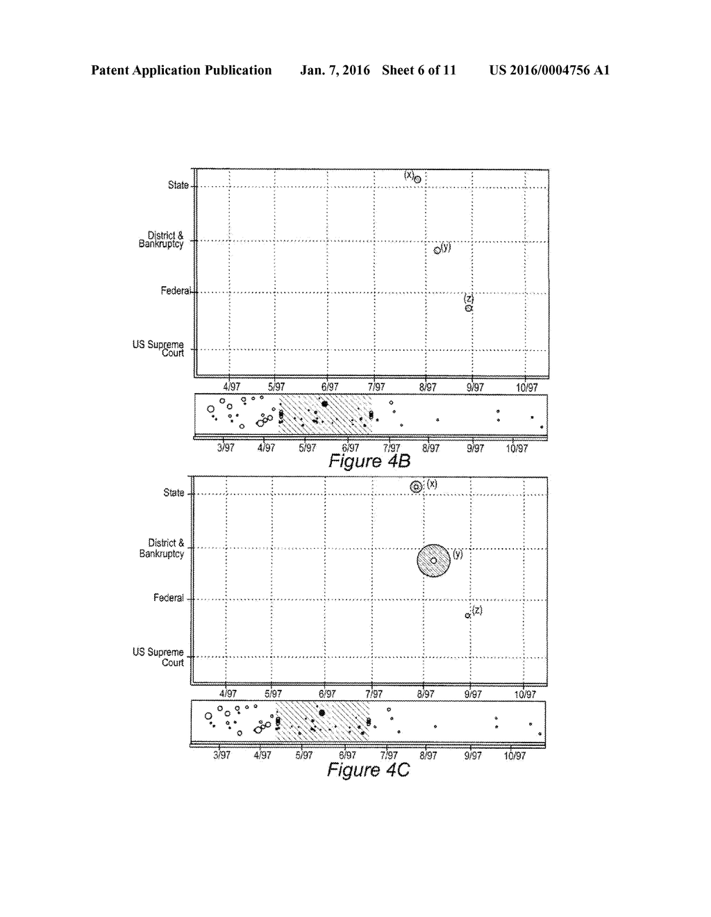 INTERFACE INCLUDING GRAPHIC REPRESENTATION OF RELATIONSHIPS BETWEEN SEARCH     RESULTS - diagram, schematic, and image 07