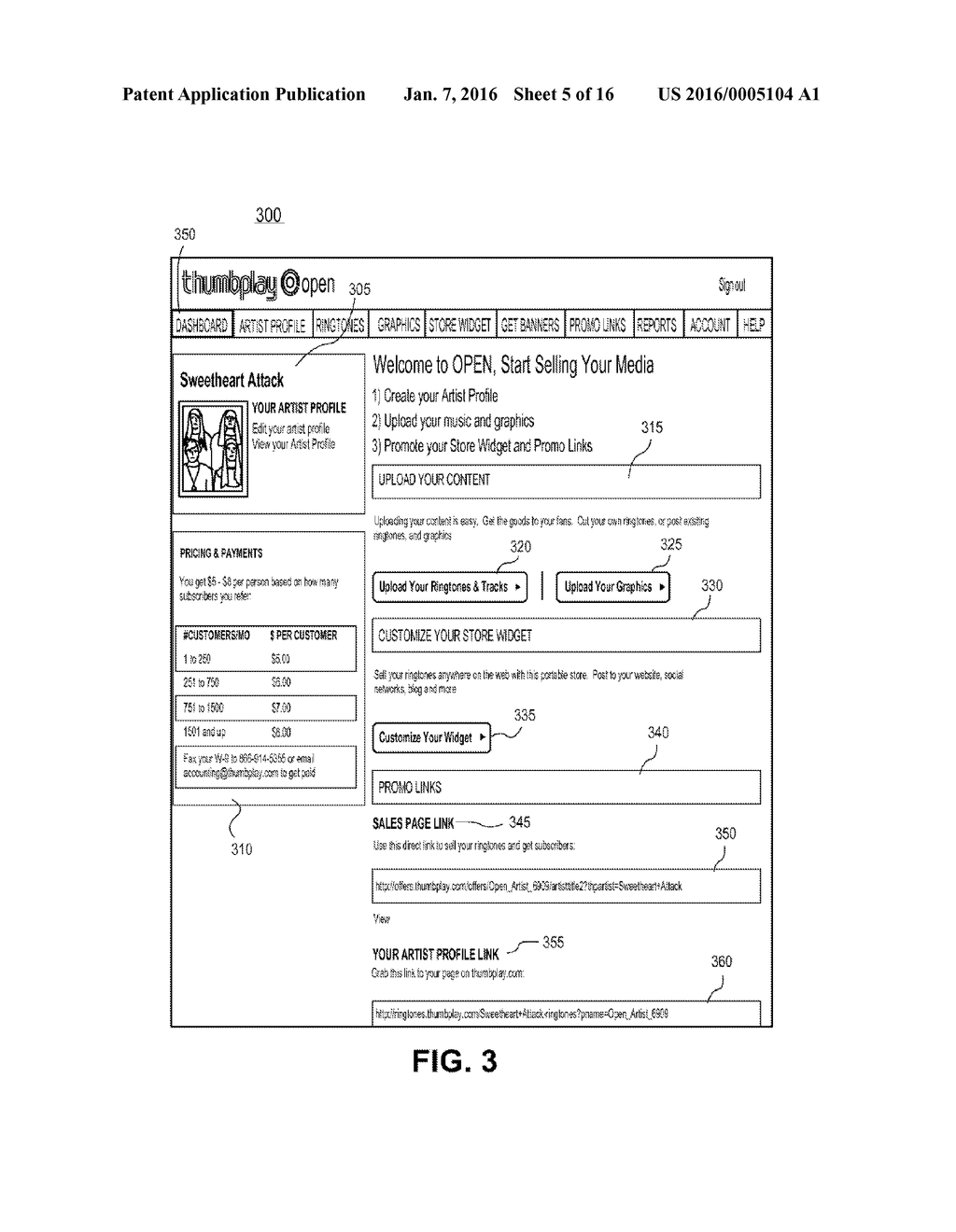 Method, System, and Graphic User Interface for Enabling a Customer to     Access an Unpublished Media File - diagram, schematic, and image 06