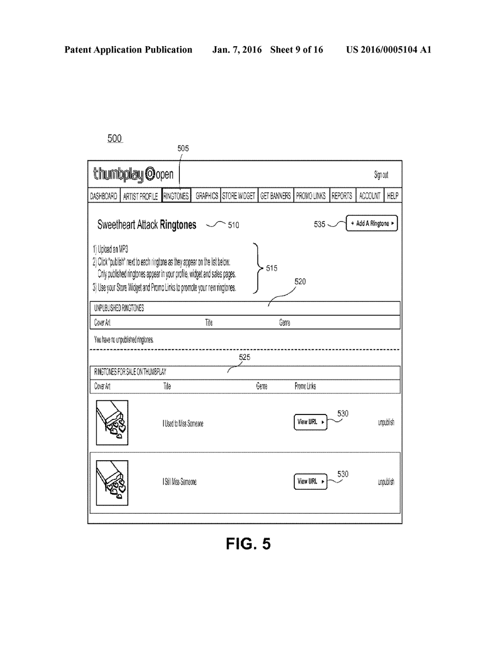 Method, System, and Graphic User Interface for Enabling a Customer to     Access an Unpublished Media File - diagram, schematic, and image 10