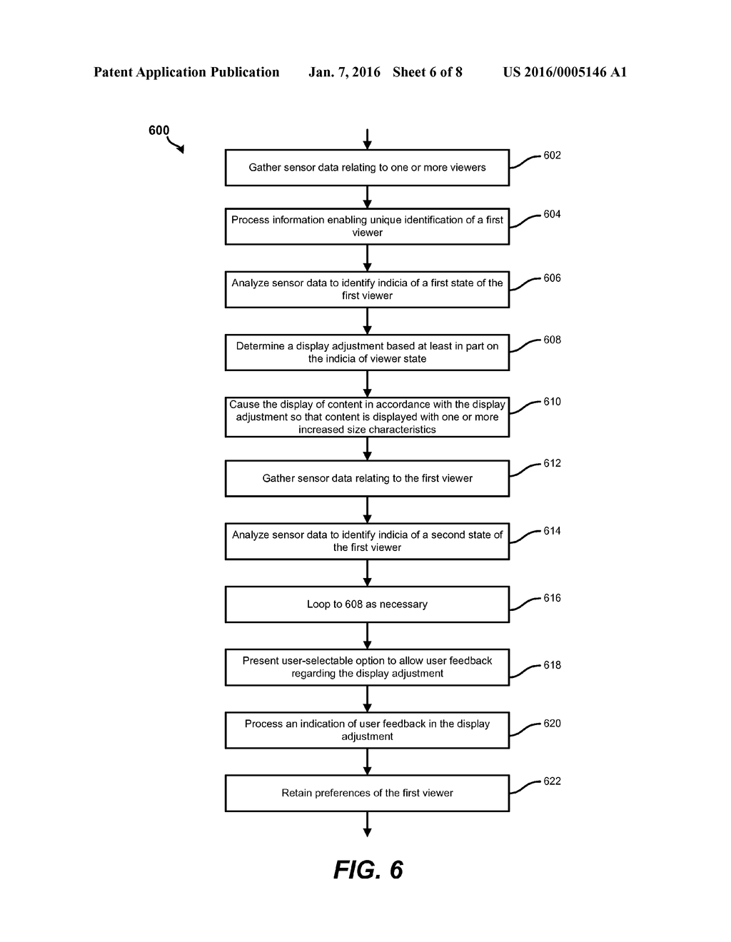 SYSTEMS AND METHODS FOR FACILITATING ENHANCED DISPLAY CHARACTERISTICS     BASED ON VIEWER STATE - diagram, schematic, and image 07