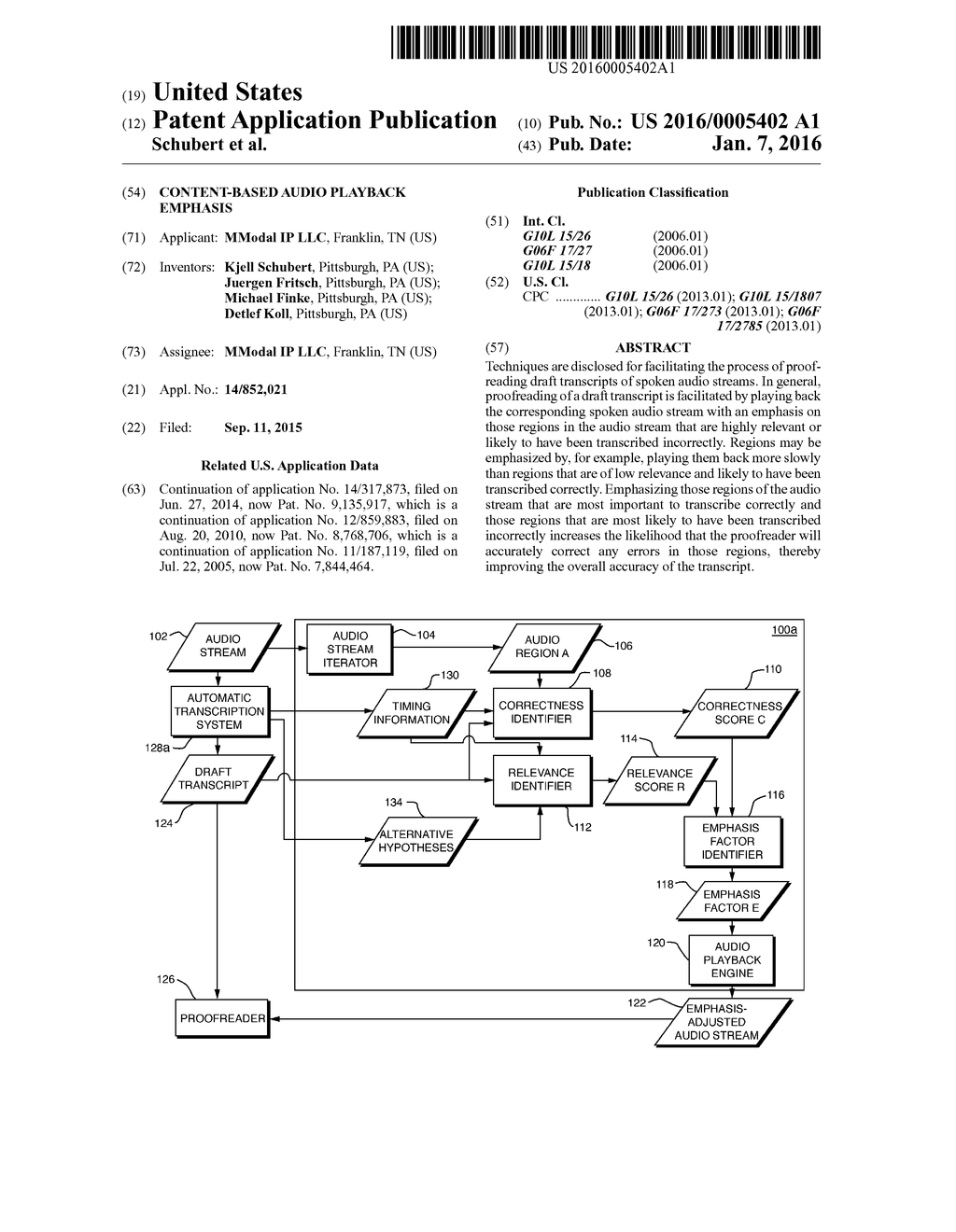 Content-Based Audio Playback Emphasis - diagram, schematic, and image 01