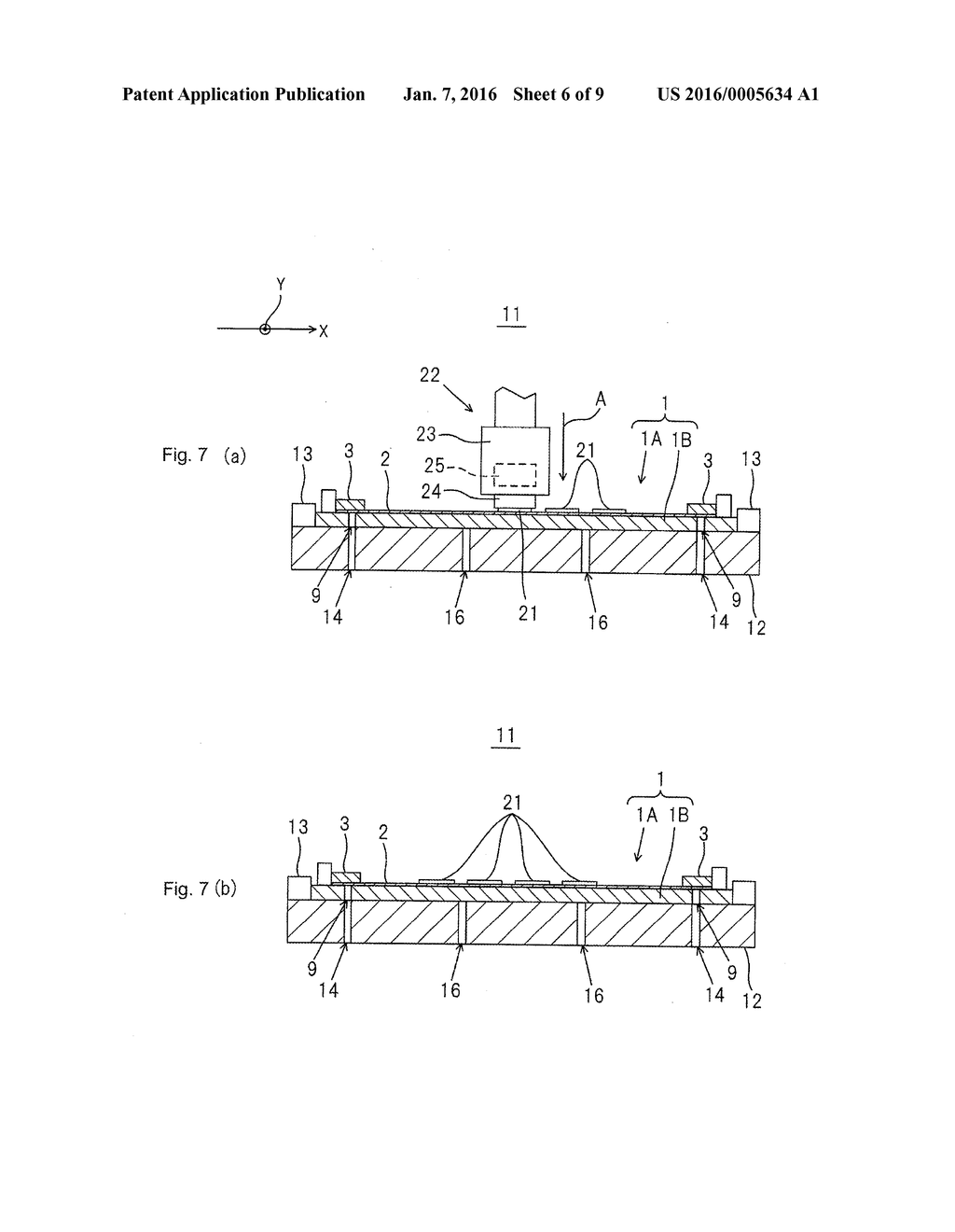 METHOD OF FABRICATING SEMICONDUCTOR  PACKAGE, SEMICONDUCTOR CHIP     SUPPORTING  CARRIER AND CHIP MOUNTING DEVICE - diagram, schematic, and image 07