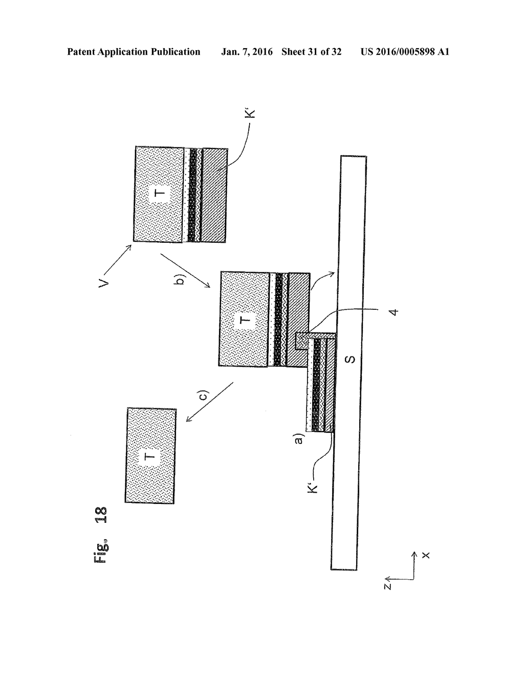 METHOD FOR PRODUCING A THIN FILM CELL ARRANGEMENT - diagram, schematic, and image 32