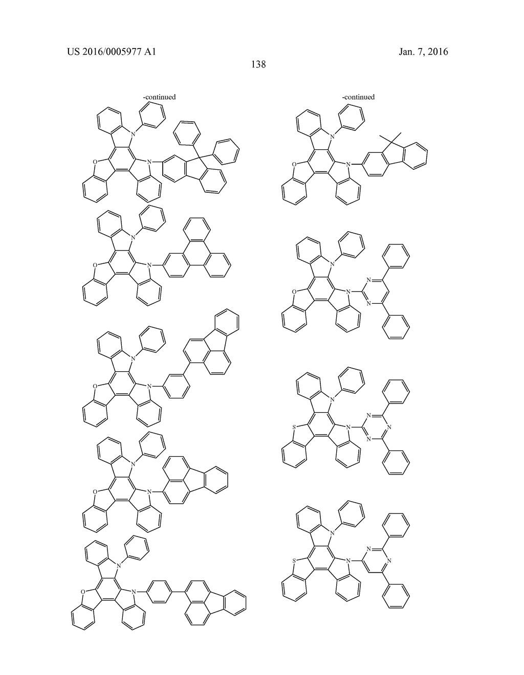 HETEROCYCLIC COMPOUND, MATERIAL FOR ORGANIC ELECTROLUMINESCENT ELEMENTS     USING SAME, ORGANIC ELECTROLUMINESCENT ELEMENT USING SAME, AND ELECTRONIC     DEVICE - diagram, schematic, and image 140