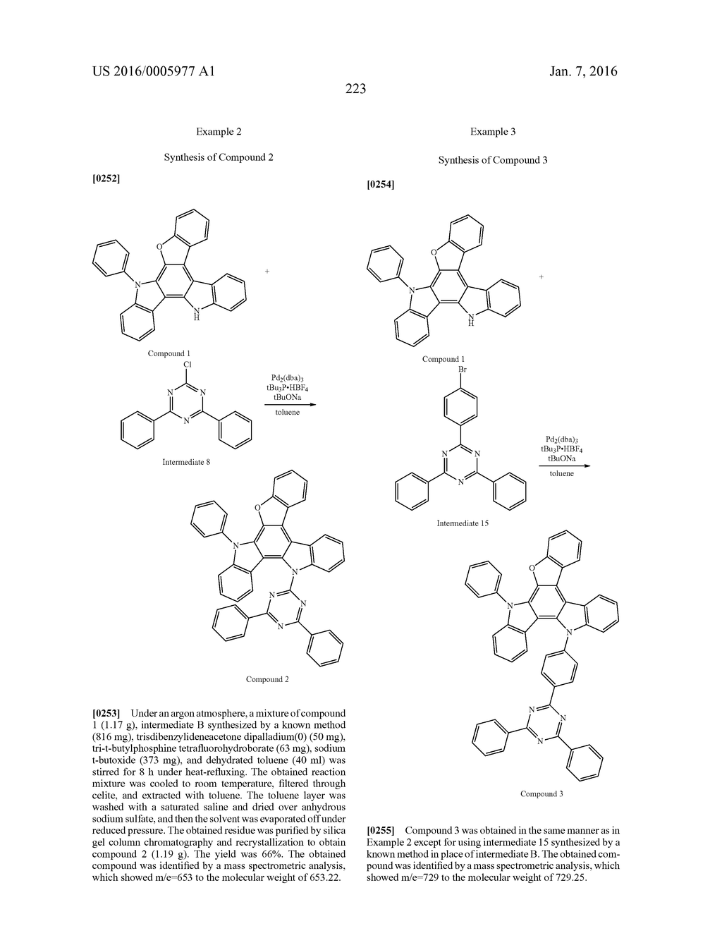 HETEROCYCLIC COMPOUND, MATERIAL FOR ORGANIC ELECTROLUMINESCENT ELEMENTS     USING SAME, ORGANIC ELECTROLUMINESCENT ELEMENT USING SAME, AND ELECTRONIC     DEVICE - diagram, schematic, and image 225