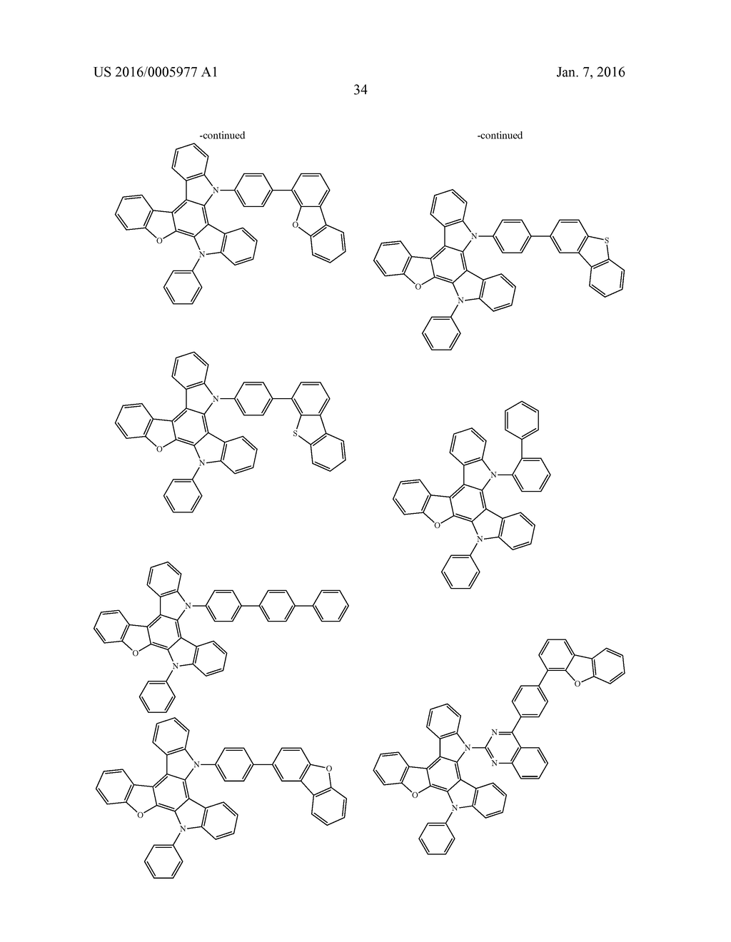 HETEROCYCLIC COMPOUND, MATERIAL FOR ORGANIC ELECTROLUMINESCENT ELEMENTS     USING SAME, ORGANIC ELECTROLUMINESCENT ELEMENT USING SAME, AND ELECTRONIC     DEVICE - diagram, schematic, and image 36