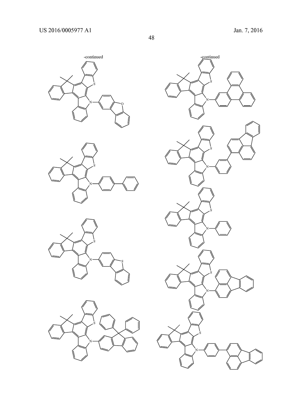 HETEROCYCLIC COMPOUND, MATERIAL FOR ORGANIC ELECTROLUMINESCENT ELEMENTS     USING SAME, ORGANIC ELECTROLUMINESCENT ELEMENT USING SAME, AND ELECTRONIC     DEVICE - diagram, schematic, and image 50