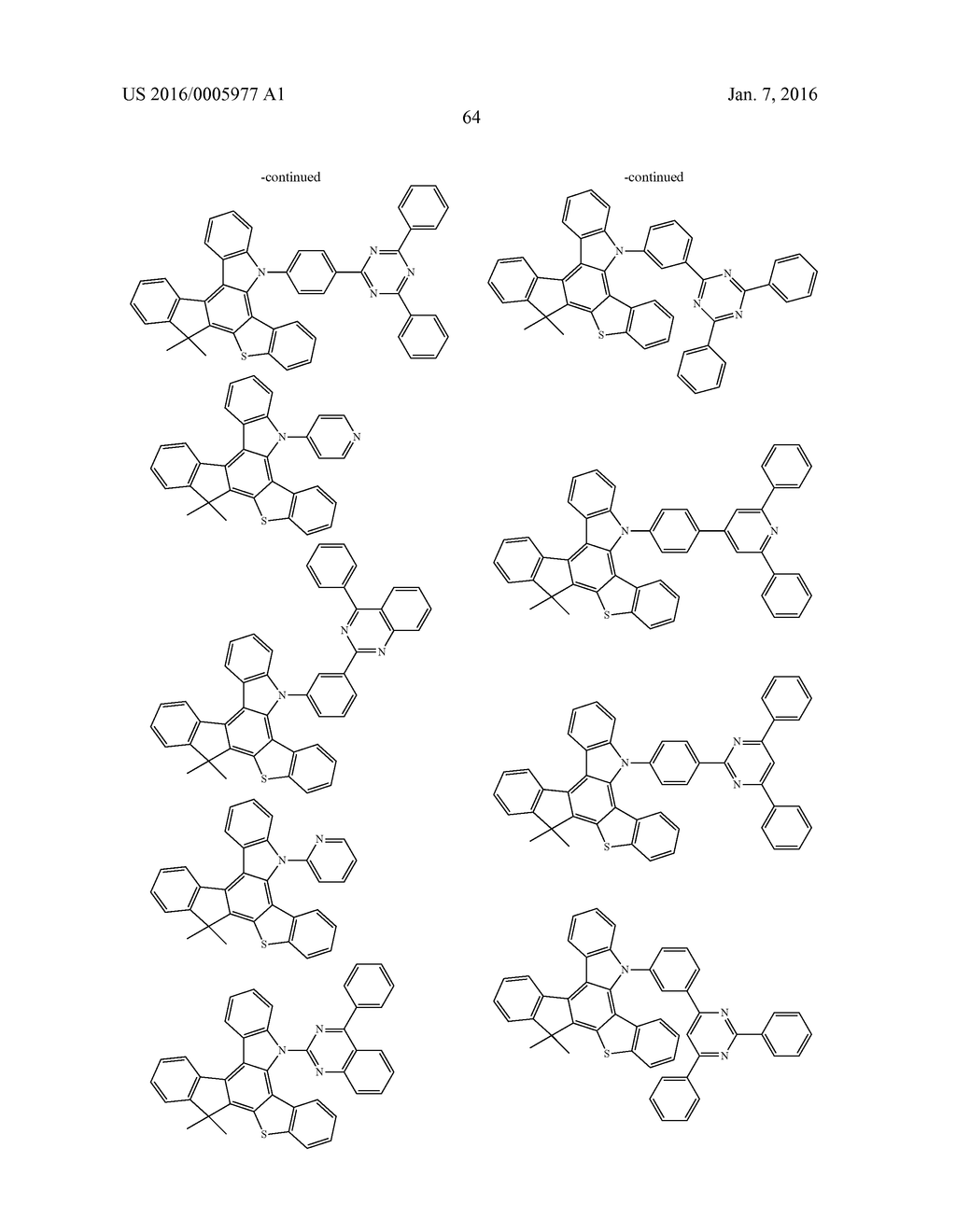 HETEROCYCLIC COMPOUND, MATERIAL FOR ORGANIC ELECTROLUMINESCENT ELEMENTS     USING SAME, ORGANIC ELECTROLUMINESCENT ELEMENT USING SAME, AND ELECTRONIC     DEVICE - diagram, schematic, and image 66