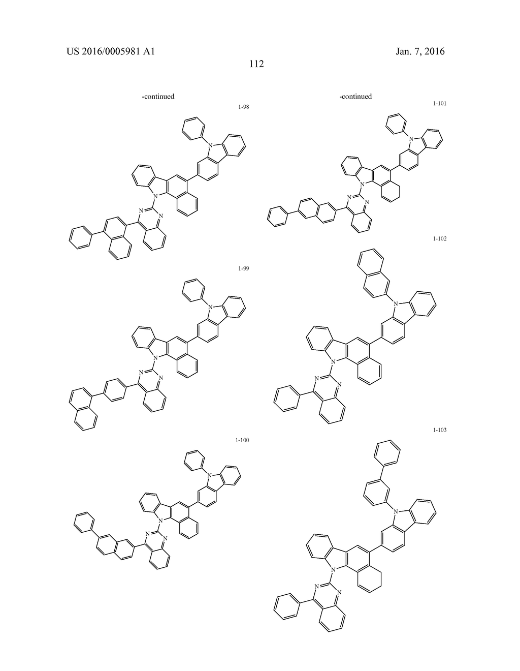 COMPOUND FOR ORGANIC ELECTRONIC ELEMENT, ORGANIC ELECTRONIC ELEMENT USING     THE SAME, AND ELECTRONIC DEVICE THEREOF - diagram, schematic, and image 114