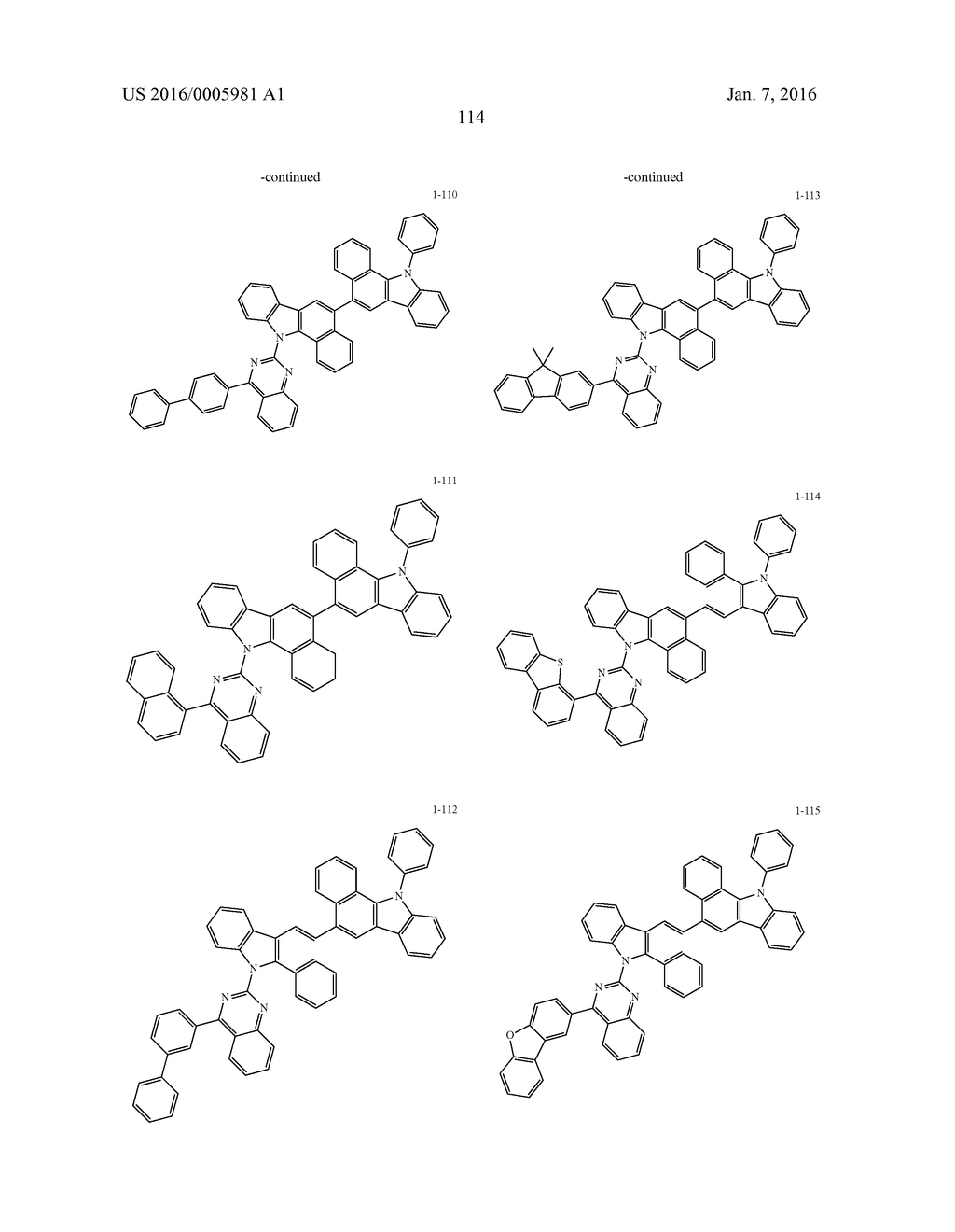 COMPOUND FOR ORGANIC ELECTRONIC ELEMENT, ORGANIC ELECTRONIC ELEMENT USING     THE SAME, AND ELECTRONIC DEVICE THEREOF - diagram, schematic, and image 116