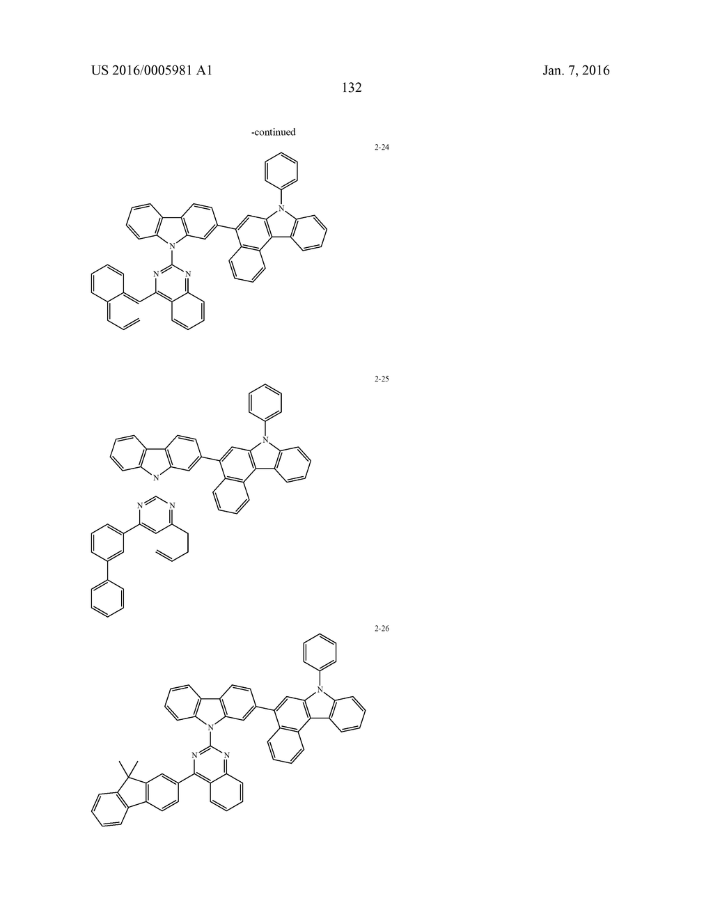 COMPOUND FOR ORGANIC ELECTRONIC ELEMENT, ORGANIC ELECTRONIC ELEMENT USING     THE SAME, AND ELECTRONIC DEVICE THEREOF - diagram, schematic, and image 134