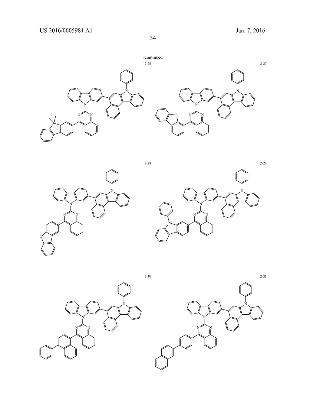 COMPOUND FOR ORGANIC ELECTRONIC ELEMENT, ORGANIC ELECTRONIC ELEMENT USING     THE SAME, AND ELECTRONIC DEVICE THEREOF - diagram, schematic, and image 36
