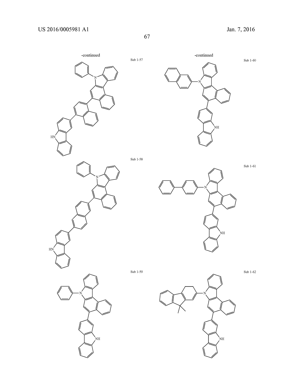 COMPOUND FOR ORGANIC ELECTRONIC ELEMENT, ORGANIC ELECTRONIC ELEMENT USING     THE SAME, AND ELECTRONIC DEVICE THEREOF - diagram, schematic, and image 69