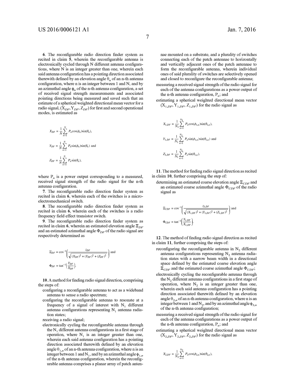 RECONFIGURABLE RADIO DIRECTION FINDER SYSTEM AND METHOD - diagram, schematic, and image 14