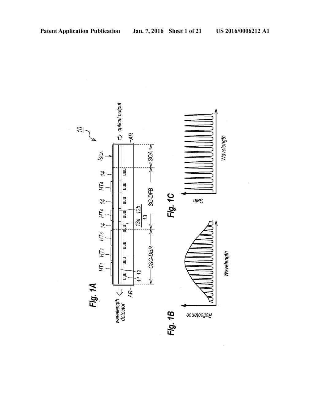 LASER APPARATUS AND METHOD TO RE-TUNE EMISSION WAVELENGTH OF WAVELENGTH     TUNABLE LD - diagram, schematic, and image 02