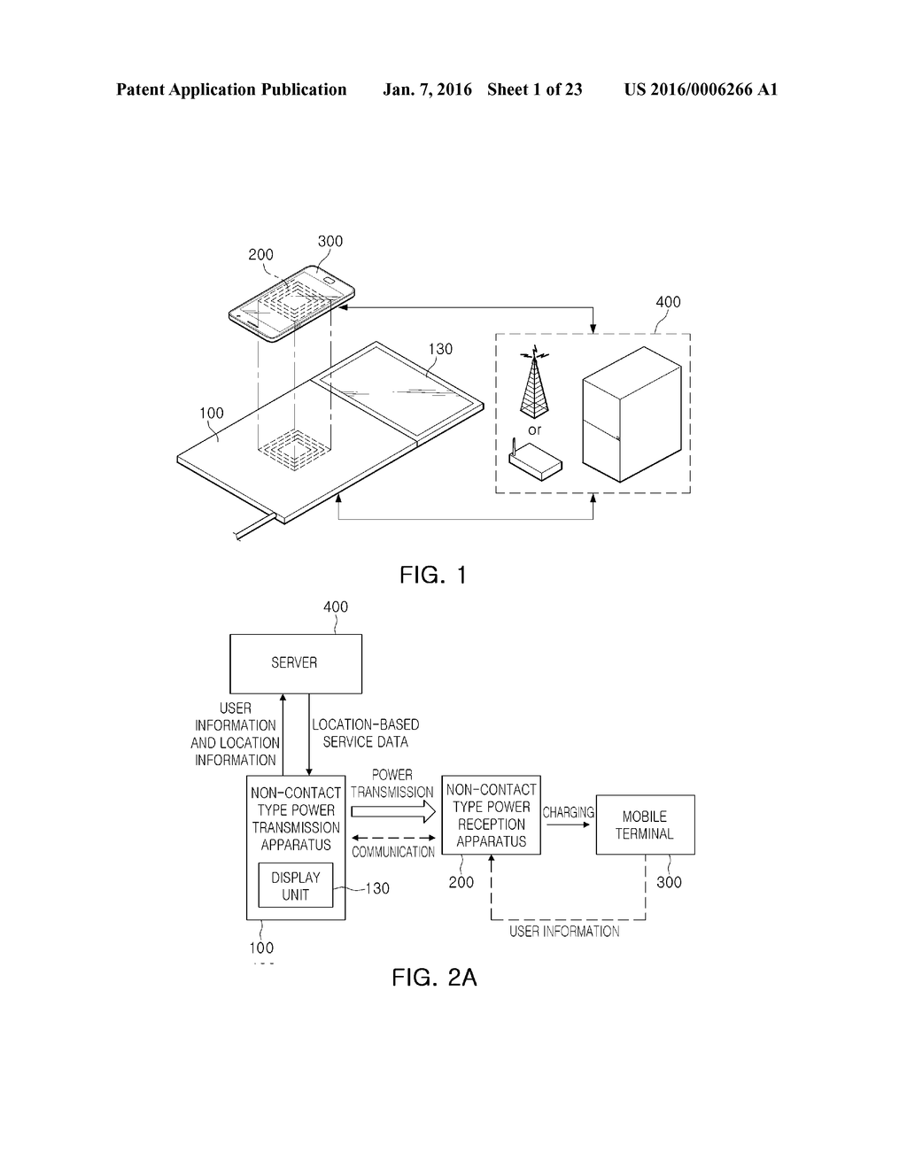 NON-CONTACT TYPE POWER TRANSMISSION APPARATUS AND METHOD THEREOF AND     LOCATION-BASED SERVICE SYSTEM USING THE SAME - diagram, schematic, and image 02