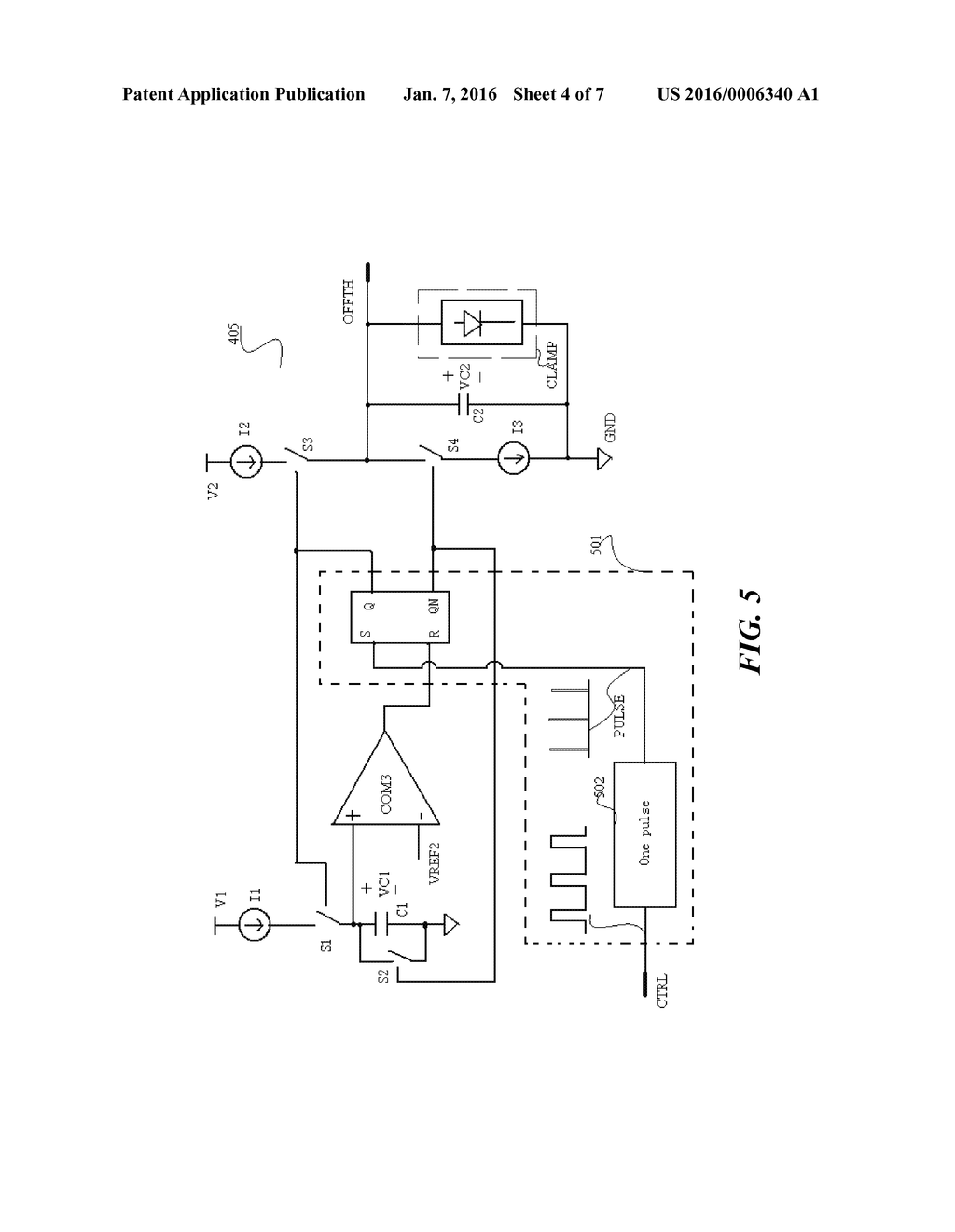 CONTROL CIRCUIT AND ASSOCIATED METHOD FOR SWITCHING CONVERTER - diagram, schematic, and image 05