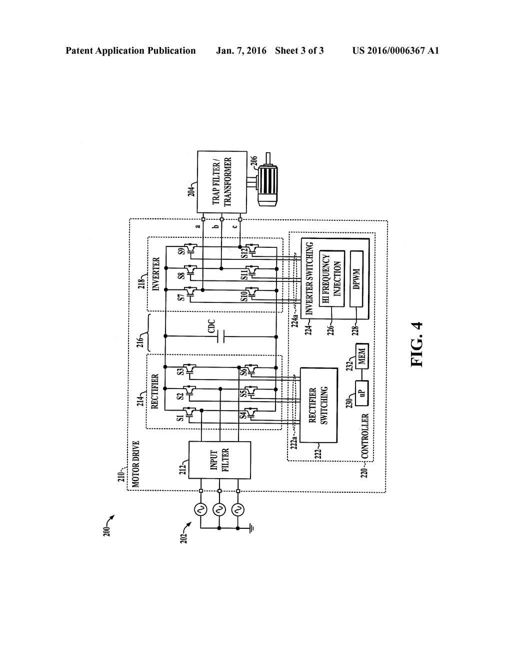 METHODS AND POWER CONVERSION SYSTEM CONTROL APPARATUS TO CONTROL IGBT     JUNCTION TEMPERATURE AT LOW SPEED - diagram, schematic, and image 04