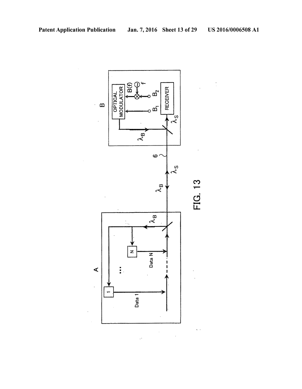 OPTICAL-SIGNAL PROCESSING APPARATUS, OPTICAL TRANSMISSION METHOD,     RECEIVER, AND OPTICAL NETWORK SYSTEM - diagram, schematic, and image 14