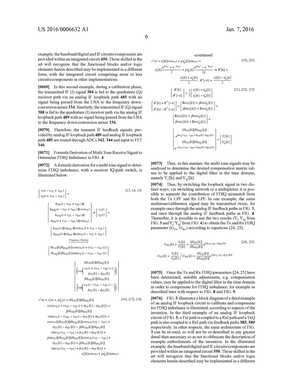 COMMUNICATION UNIT AND METHOD FOR DETERMINING AND/OR COMPENSATING FOR     FREQUENCY DEPENDENT QUADRATURE MISMATCH - diagram, schematic, and image 16