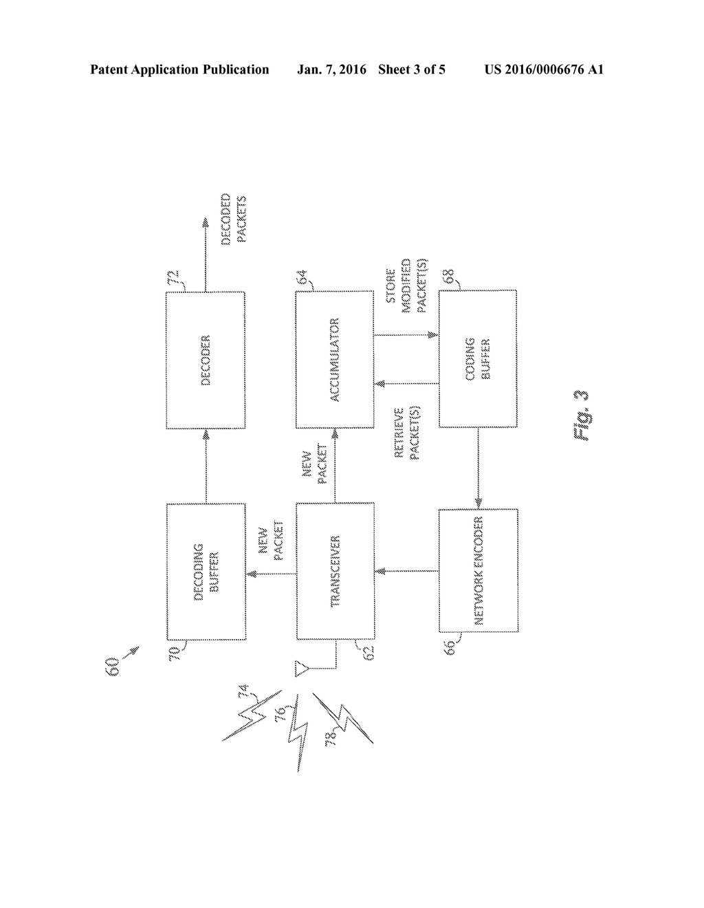 Method And Apparatus For Performing Finite Memory Network Coding In An     Arbitrary Network - diagram, schematic, and image 04