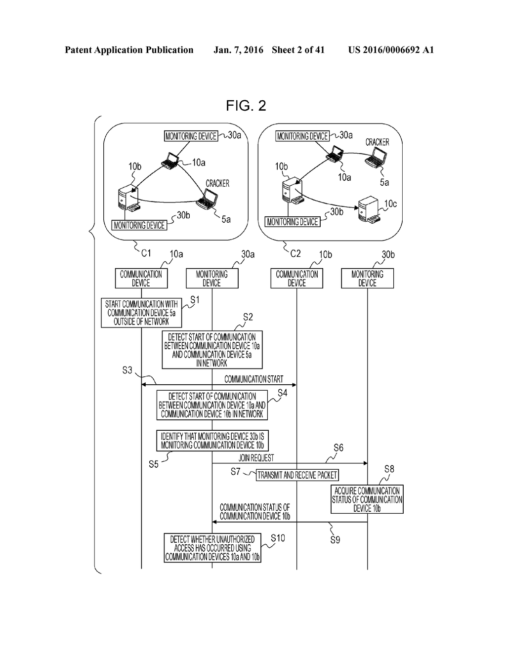 MONITORING DEVICE AND MONITORING METHOD - diagram, schematic, and image 03