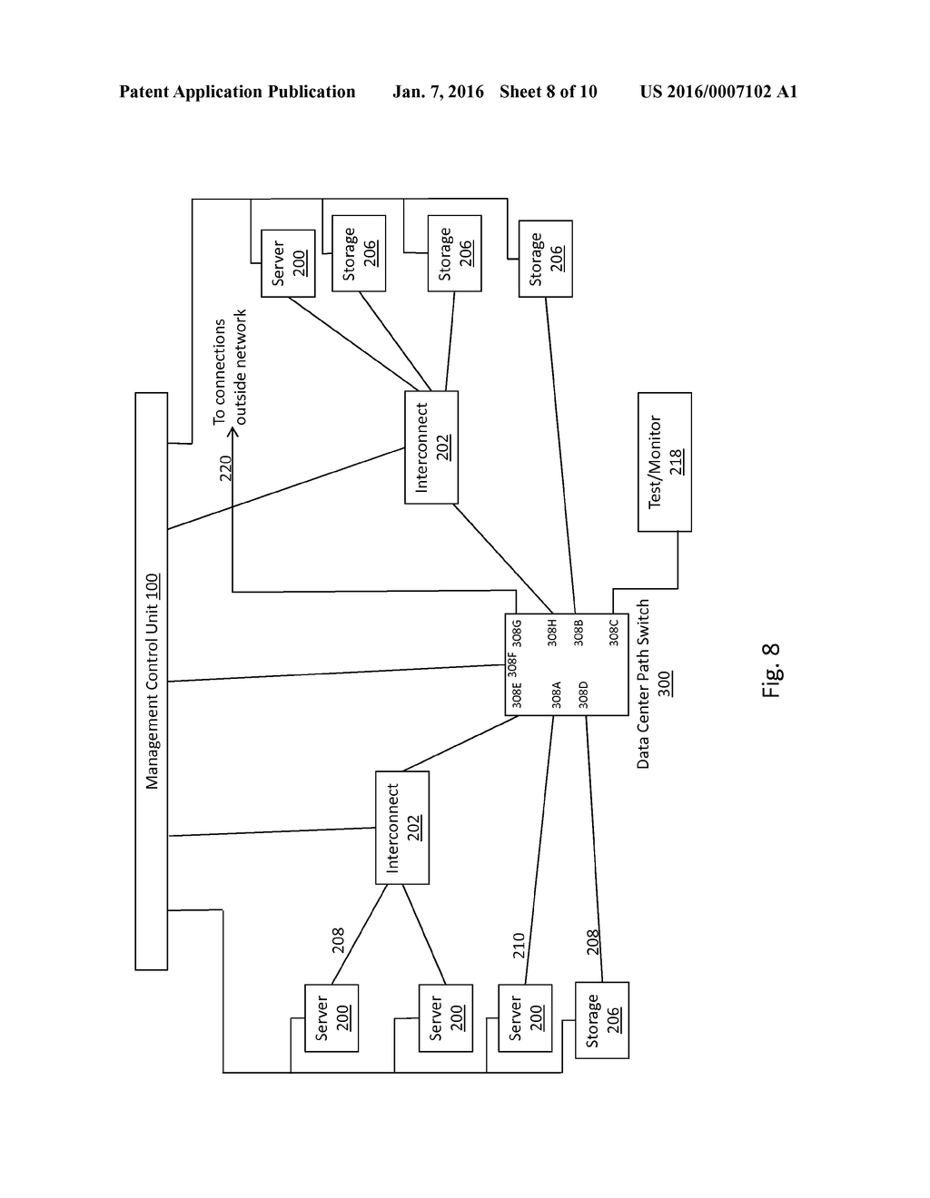 DATA CENTER PATH SWITCH WITH IMPROVED PATH INTERCONNECTION ARCHITECTURE - diagram, schematic, and image 09