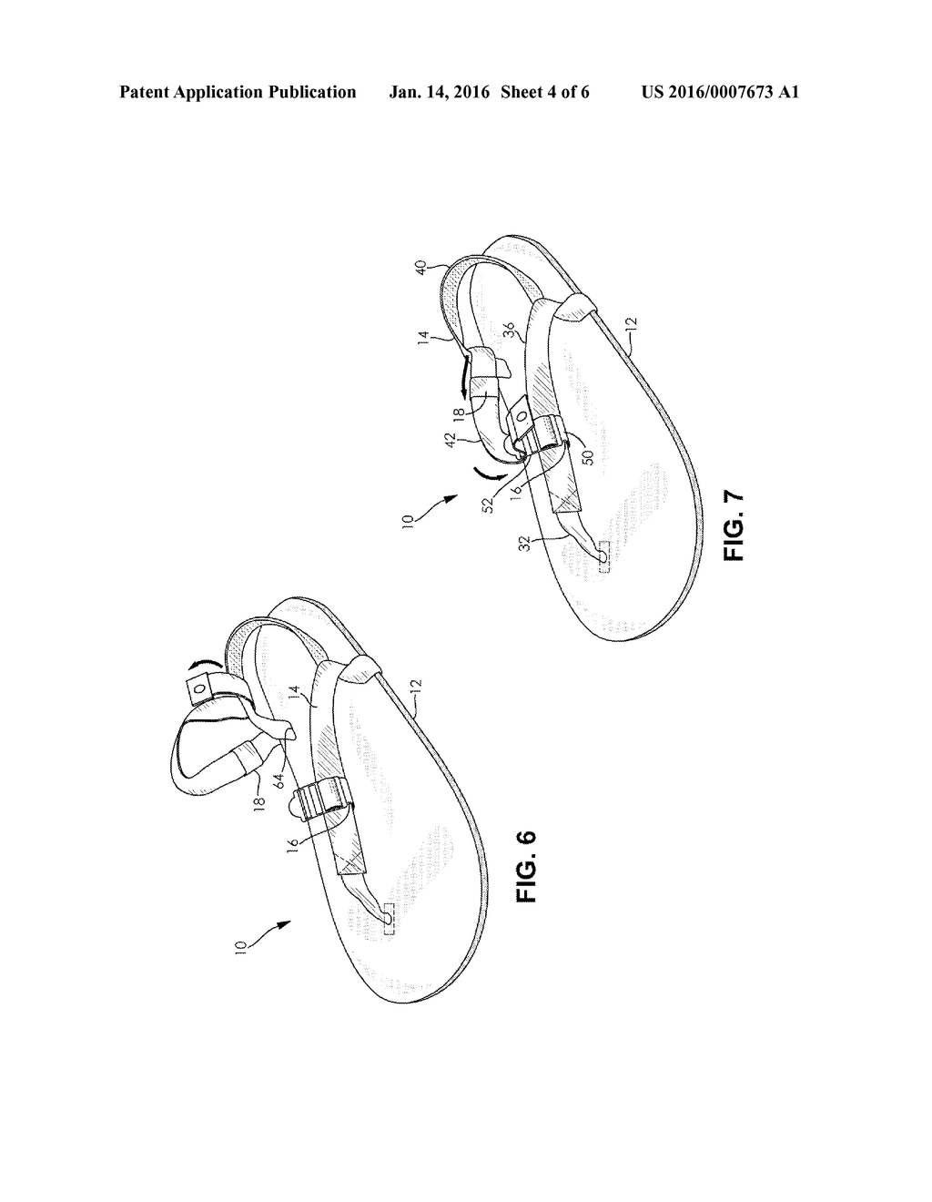 Securement Strap For A Sandal - diagram, schematic, and image 05