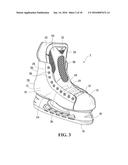 TONGUE FOR A SKATE BOOT diagram and image