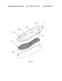 VENTILATING INSOLE STRUCTURE diagram and image