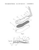 VENTILATING INSOLE STRUCTURE diagram and image