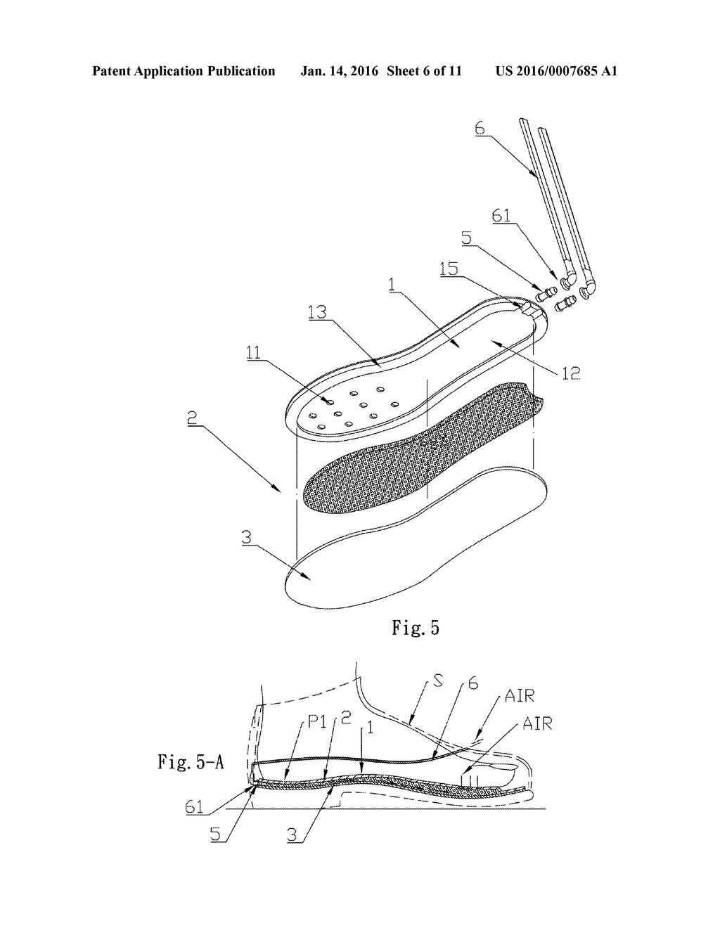 VENTILATING INSOLE STRUCTURE - diagram, schematic, and image 07