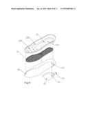 VENTILATING INSOLE STRUCTURE diagram and image