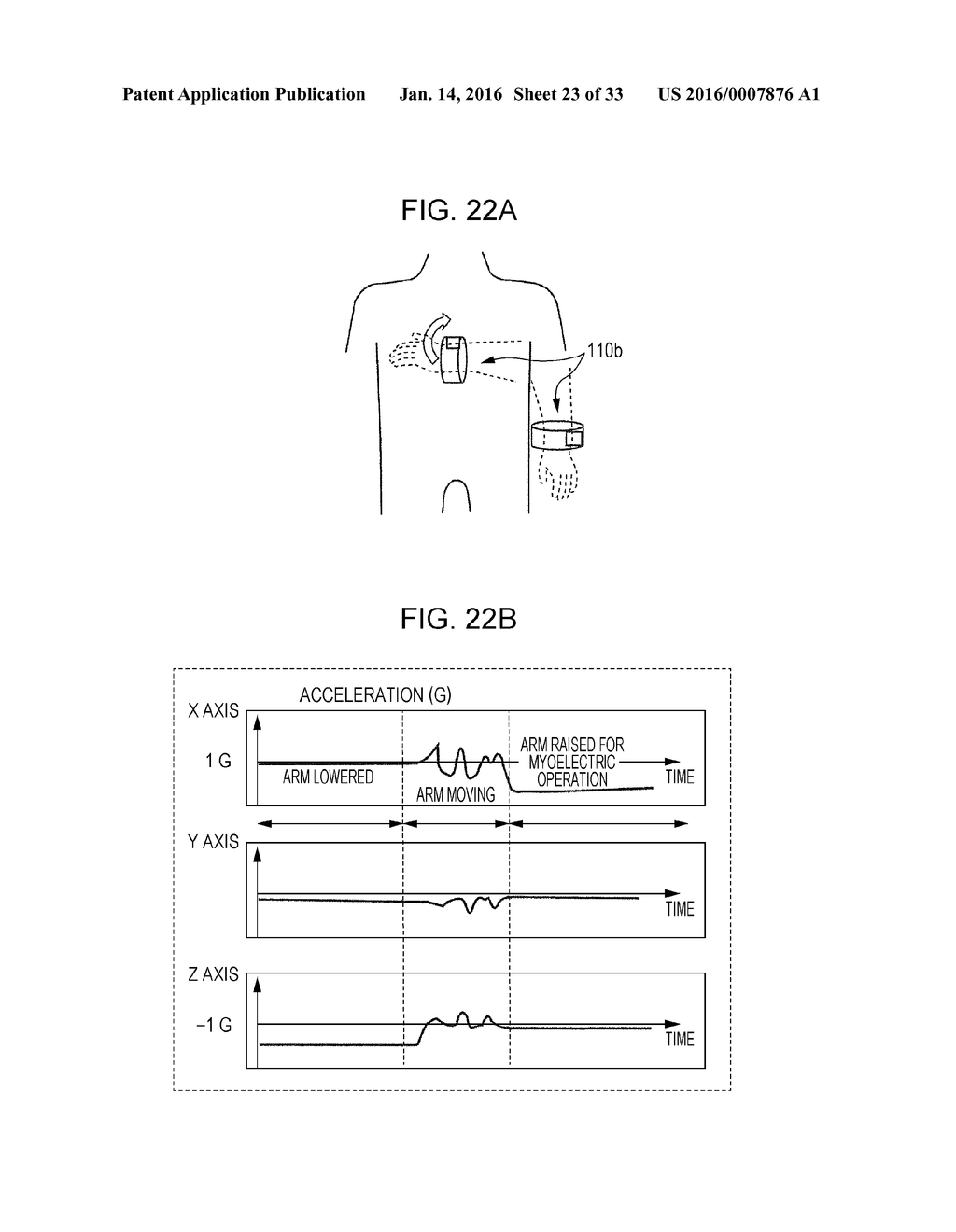 MYOELECTRIC POTENTIAL MEASUREMENT DEVICE AND MYOELECTRIC POTENTIAL     MEASUREMENT METHOD - diagram, schematic, and image 24