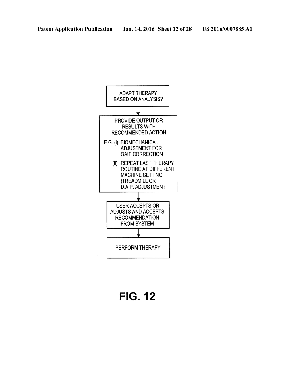 METHOD OF GAIT EVALUATION AND TRAINING WITH DIFFERENTIAL PRESSURE SYSTEM - diagram, schematic, and image 13